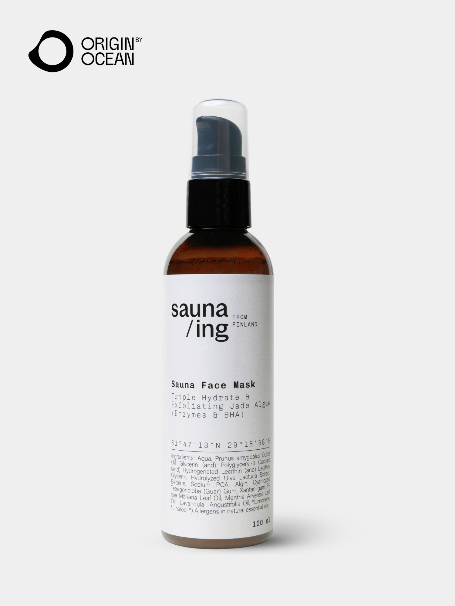 Sauna Gesichtsmaske