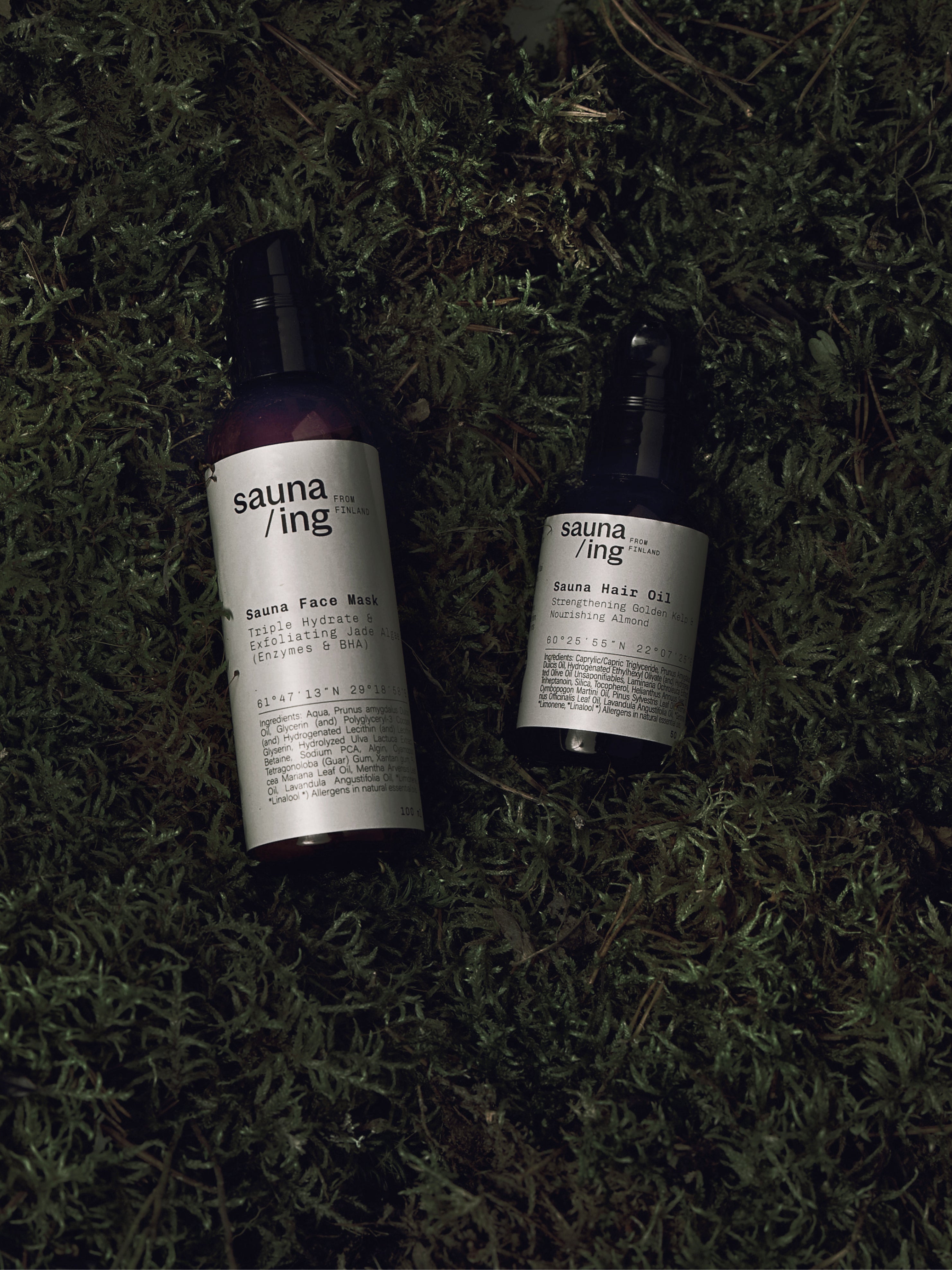 Christmas gift bundle – Sauna Face Mask & Sauna Hair Oil