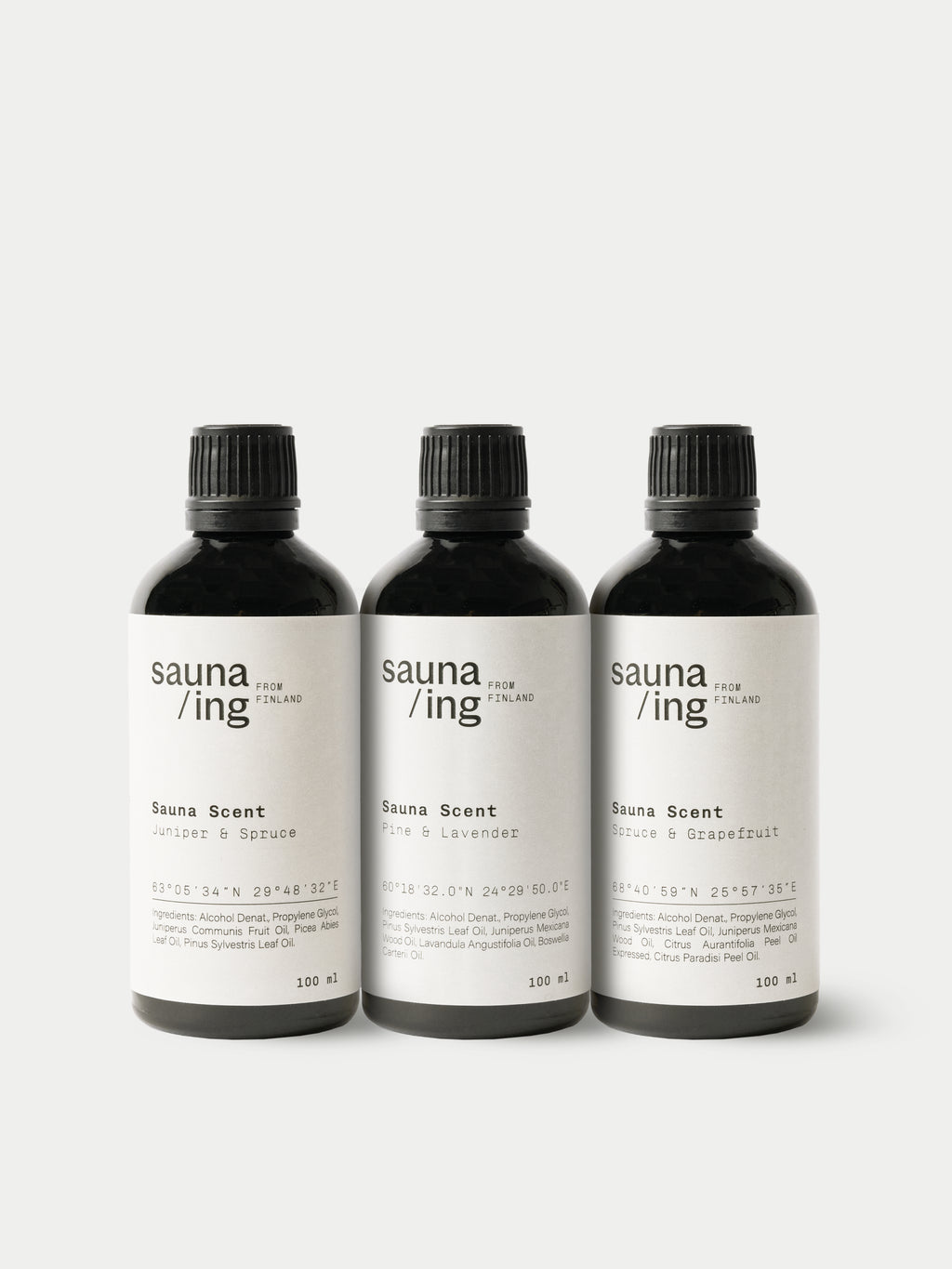 Sauna Scents Trio – Aromas of the Finnish Forest