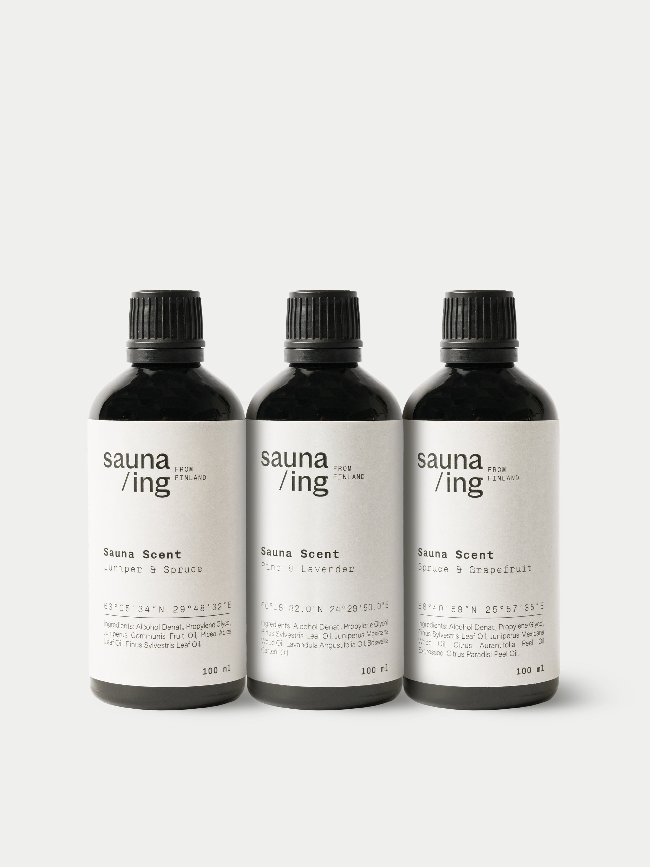 Sauna Scents Trio – Aromas of the Finnish Forest